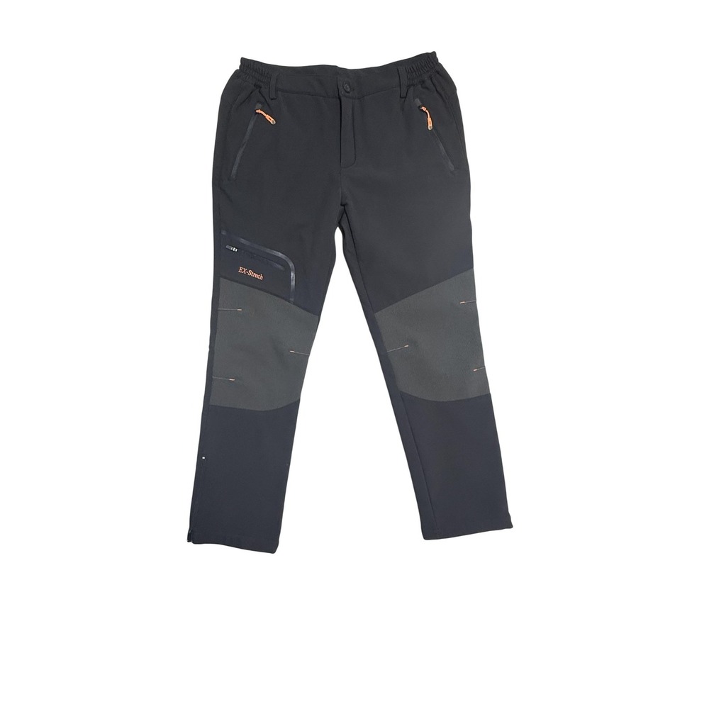 Postropaky Snow Pants Womens 12-Short Black Softshell Insulated Ski Hiking